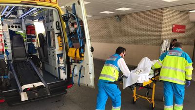 Herido muy grave en Rivas  tras saltarle un disco de una radial y seccionarle la femoral