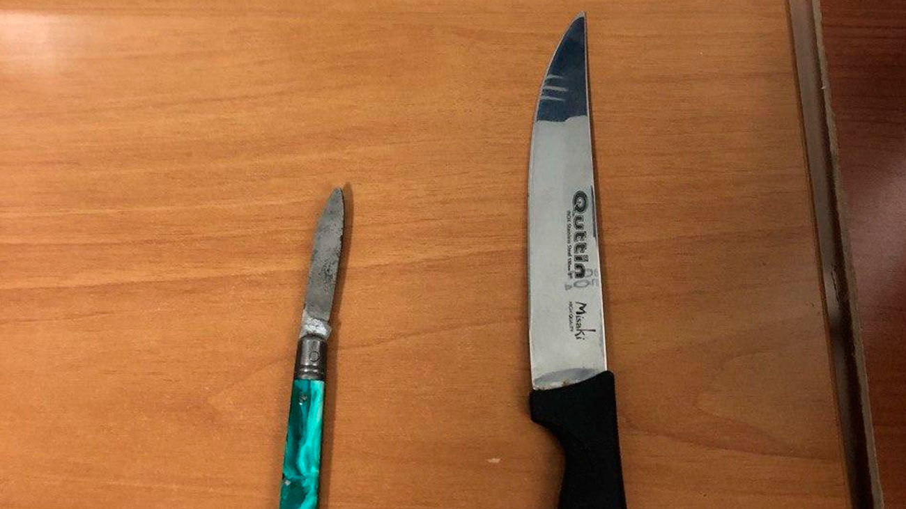 Cuchillos empleados por los ladrones