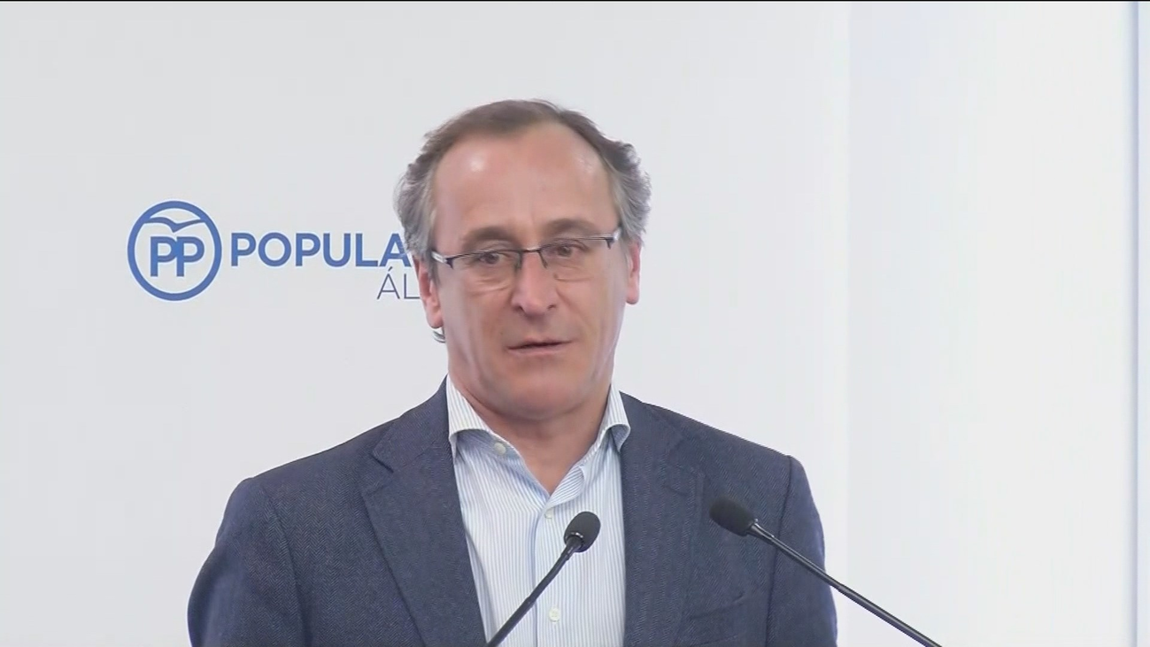 Alfonso Alonso dimite como presidente del PP vasco