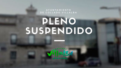 Suspendido el pleno en Collado Villalba por la protesta de un grupo de vecinos