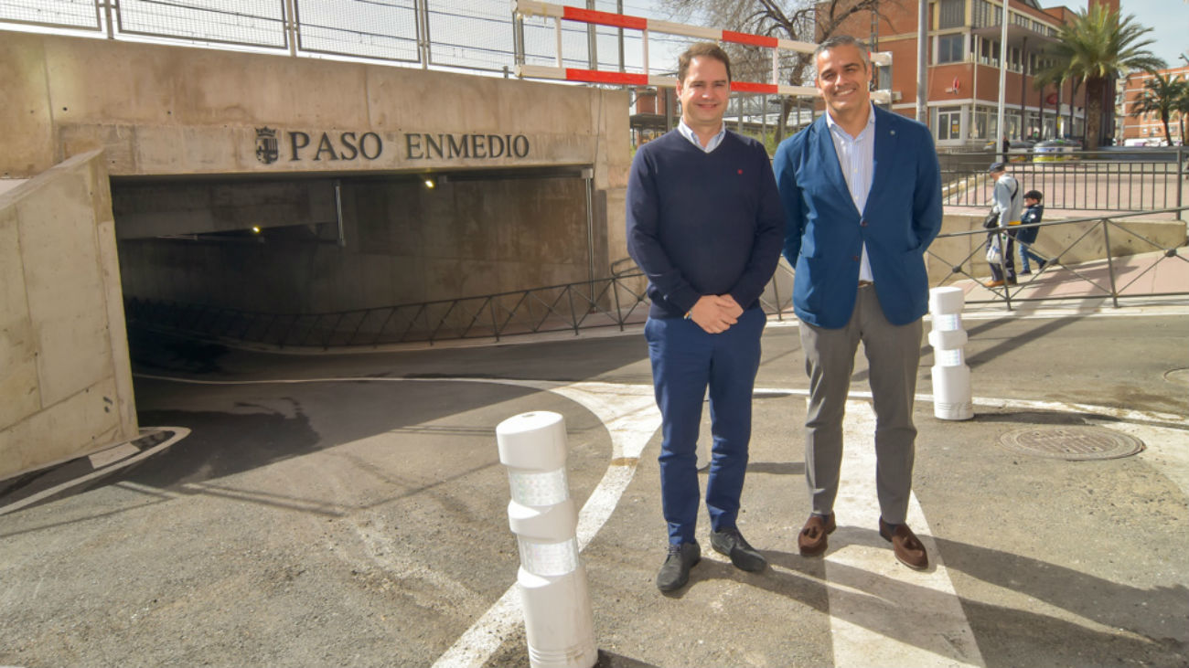 Abierto al tráfico el nuevo túnel bajo las vías del tren a su paso por Torrejón