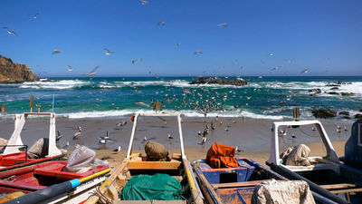 Horcón, un pueblo pesquero muy colorido