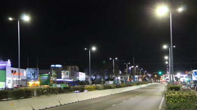 Arganda se pasa a las farolas led para reducir su consumo a la cuarta parte