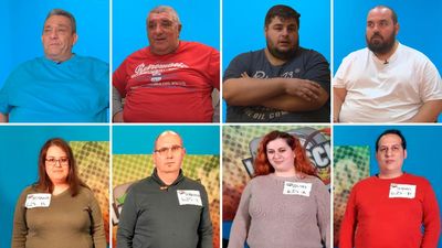 'Los Matrimonios' y 'Los Amigos', nerviosos por entrar en La Báscula