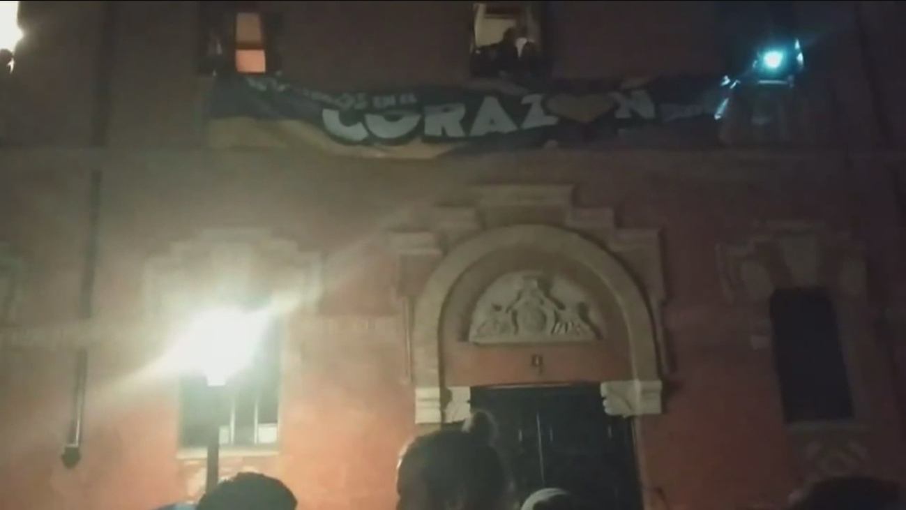 'La Ingobernable' okupa un nuevo edificio junto al Museo del Prado