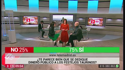 ¿Te parece bien que se dedique dinero público a los festejos taurinos?