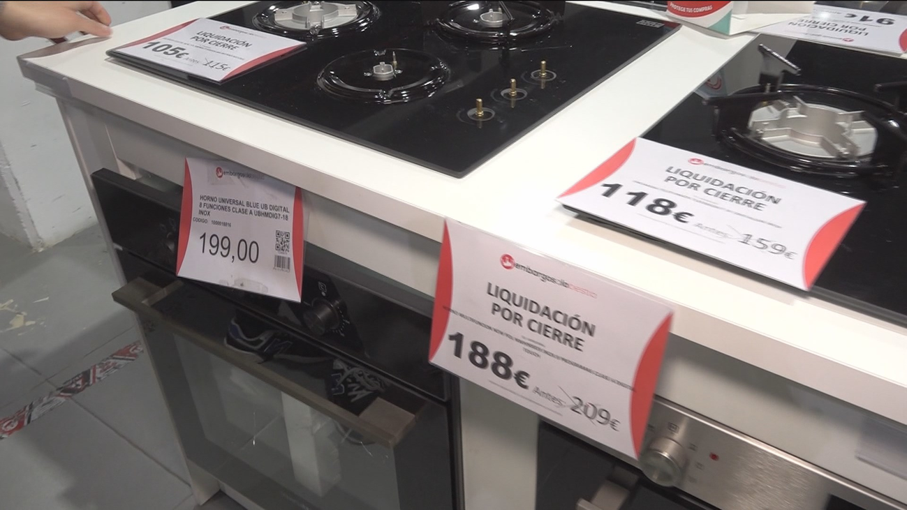 Muebles y electrodomésticos a precio de chollo en Leganés