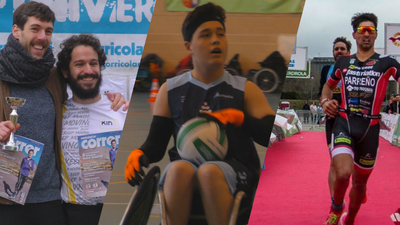 Rugby en silla de ruedas, media maratón universitaria y duatlón