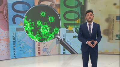 El riesgo de infectarse a través del dinero es prácticamente nulo, según la OMS