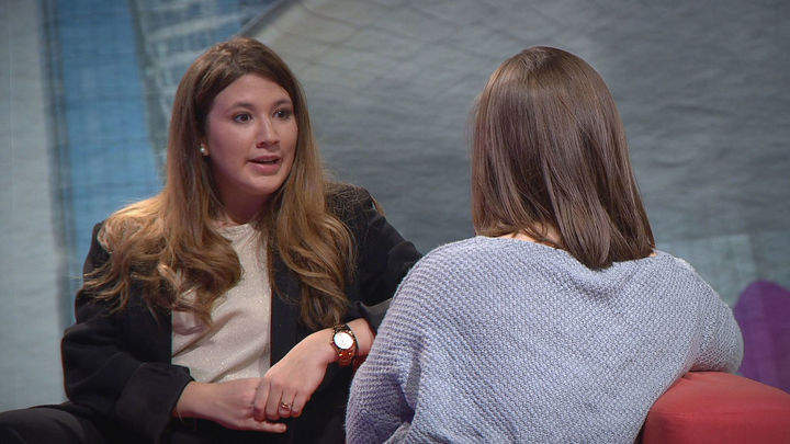 Alexandra durante la entrevista / Redacción