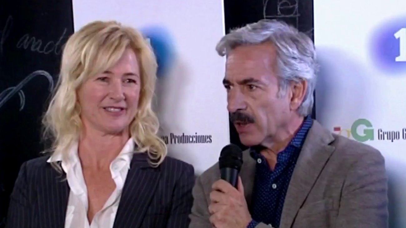 Los actores  Inmanol Arias y Ana Duato