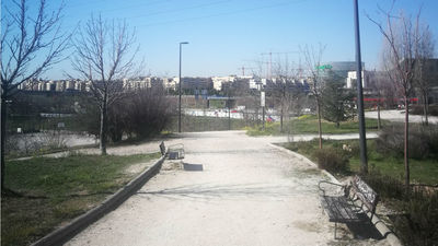 El Ayuntamiento de Getafe dota de iluminación al parque entre la M-45 y la calle Rosa Chacel