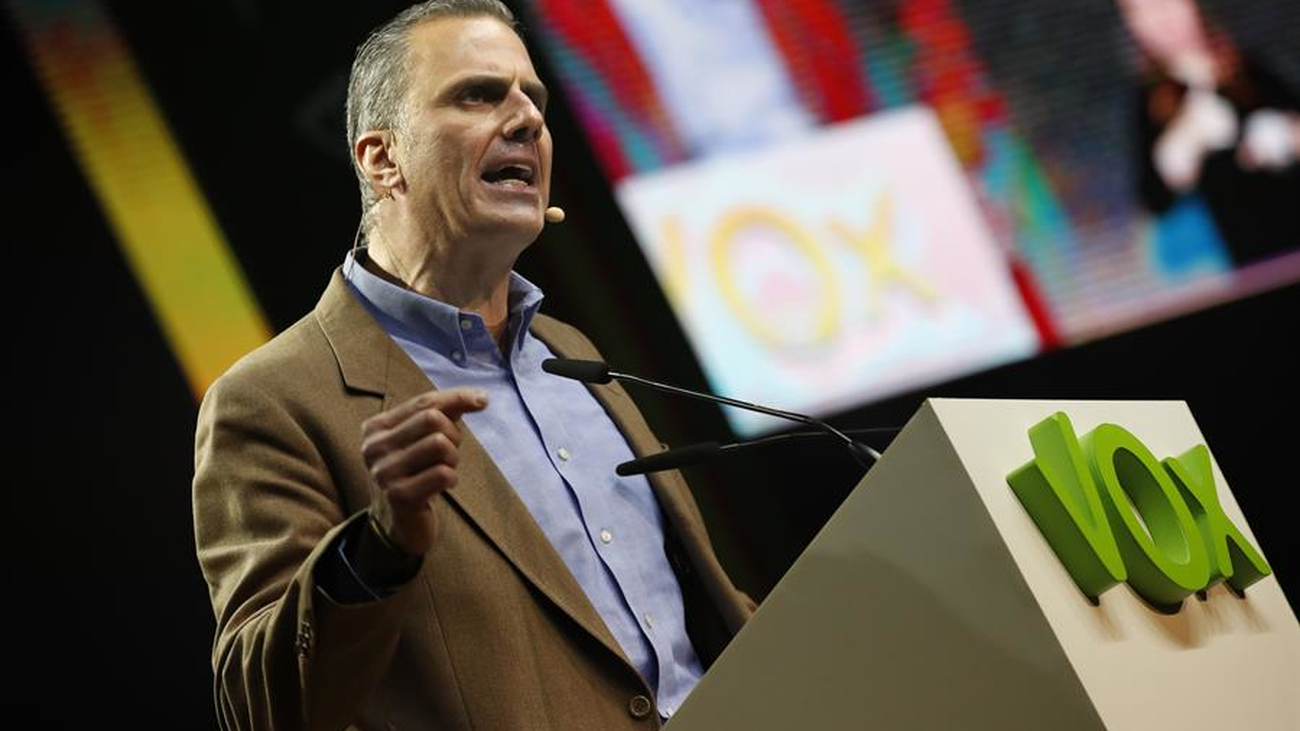 Javier Ortega Smith, portavoz de Vox en el Congreso, da positivo en coronavirus