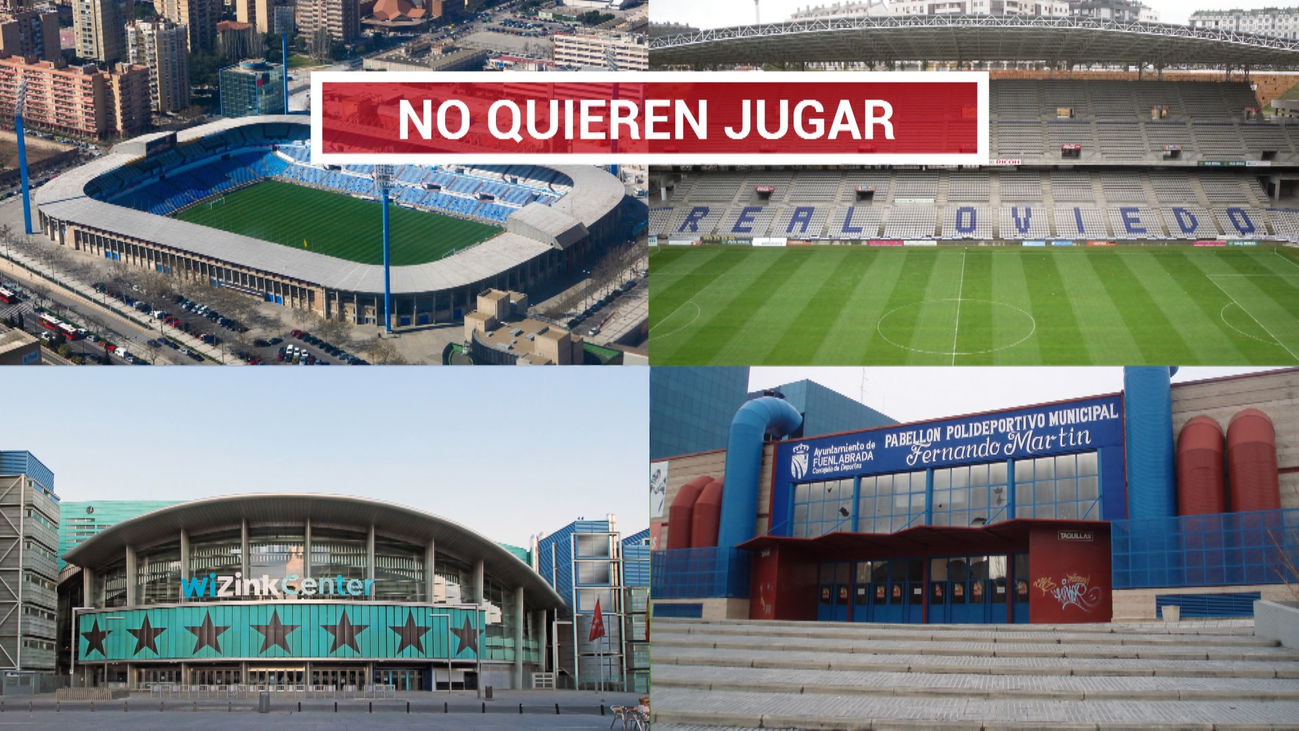 El fútbol y el baloncesto piden no jugar a puerta cerrada