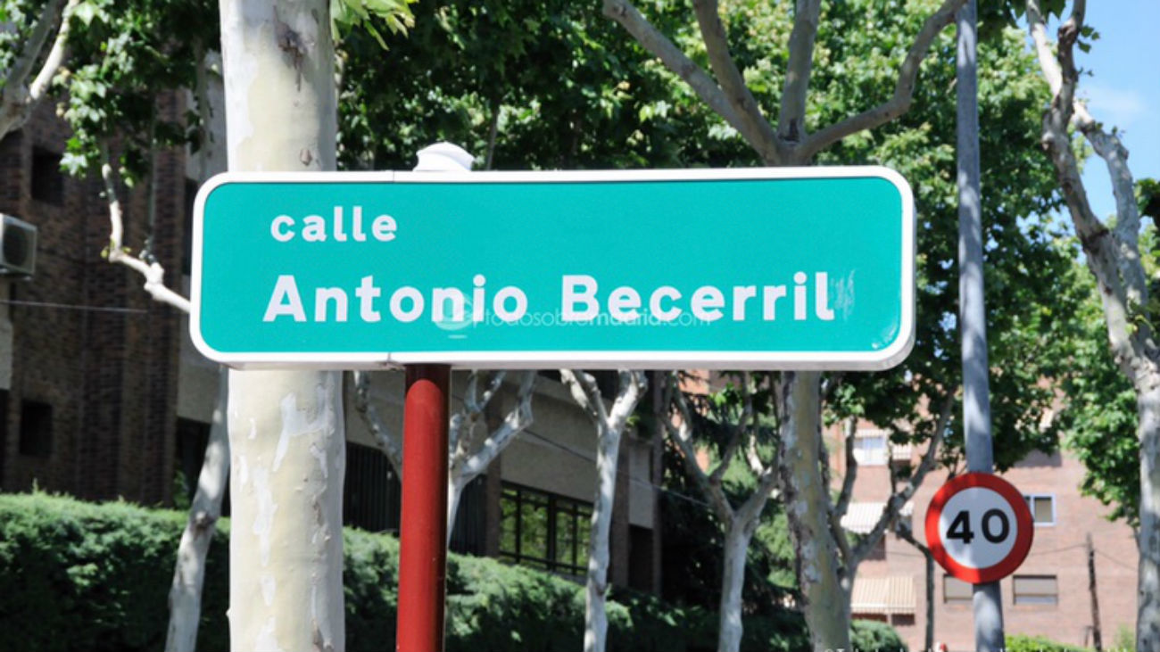 Calle Antonio Becerril de Pozuelo