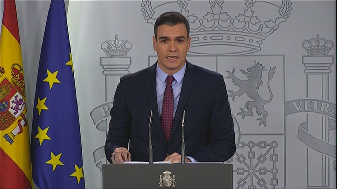 Pedro Sánchez anuncia nuevas medidas contra el coronavirus