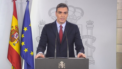 Pedro Sánchez: "Este virus lo pararemos unidos"