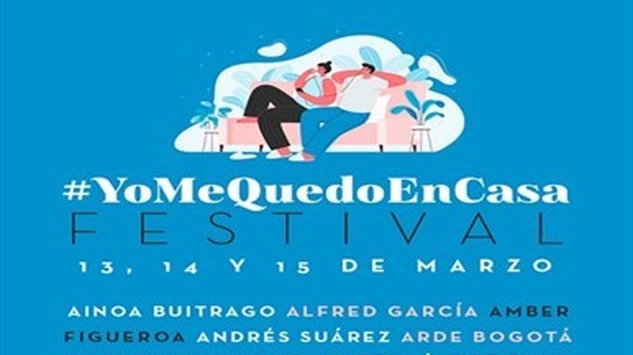 Cartel del Festival digital 'Yo me quedo en casa'