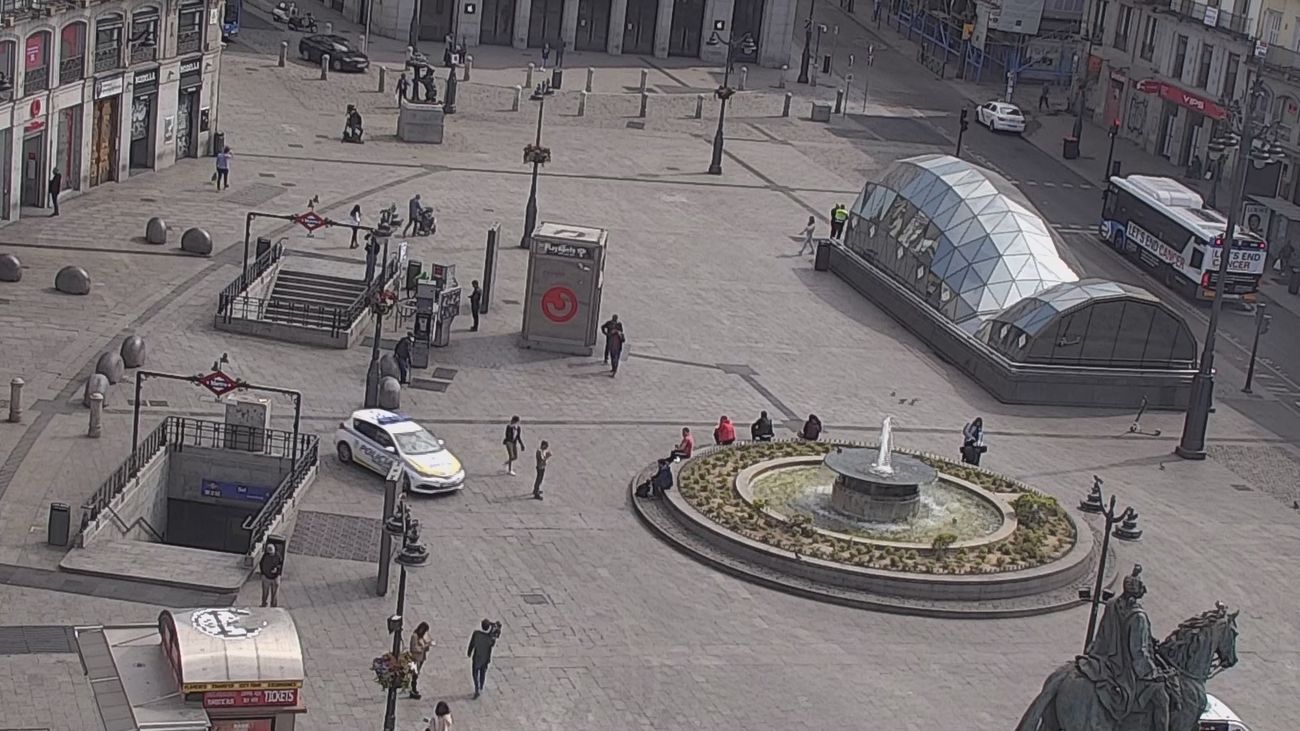Puerta del Sol vacía
