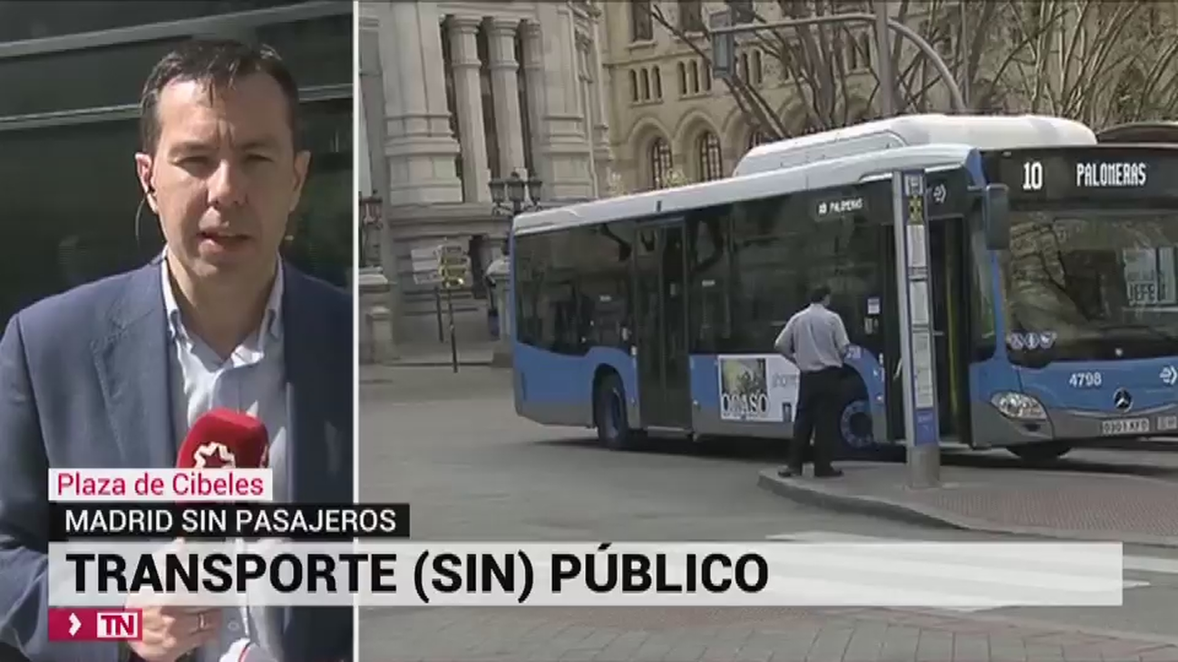 Metro , cercanías y autobuses pierden el 80%  de pasajeros por el coronavirus