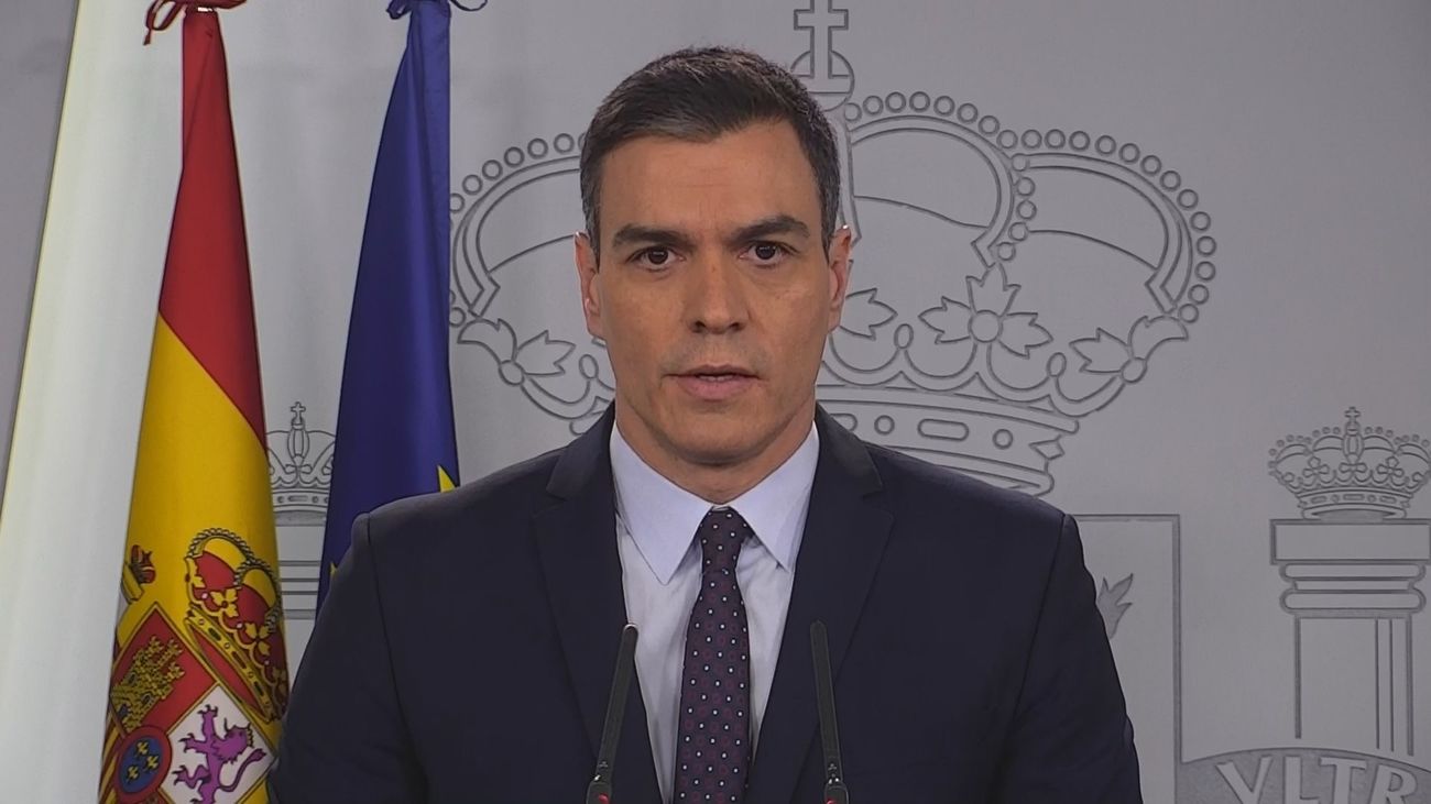 Pedro Sánchez en Moncloa