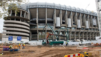 Las obras del Bernabéu se paralizan tras las nuevas medidas del Gobierno