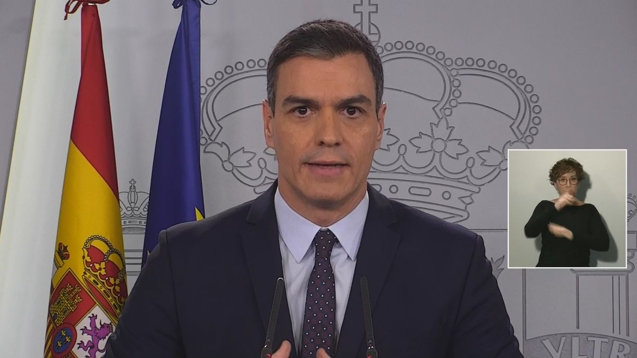 Pedro Sánchez: “Hemos establecido una moratoria en el pago de las hipotecas”