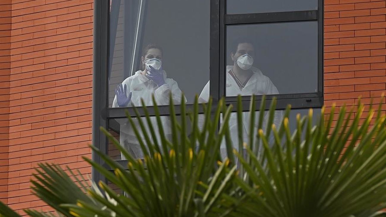 Imagen de la residencia madrileña de Lucero que se ha convertido en foco del coronavirus