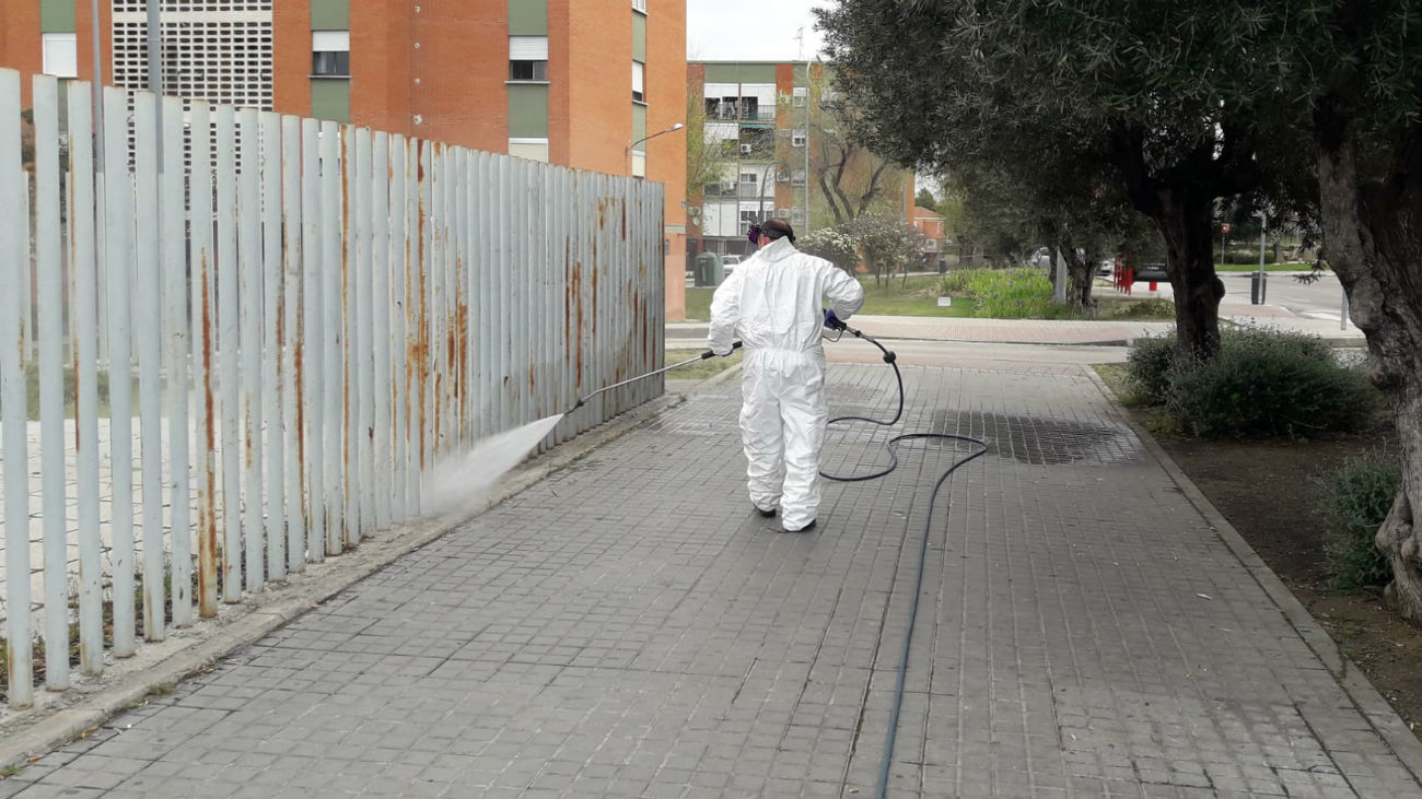 Limpieza en Aranjuez