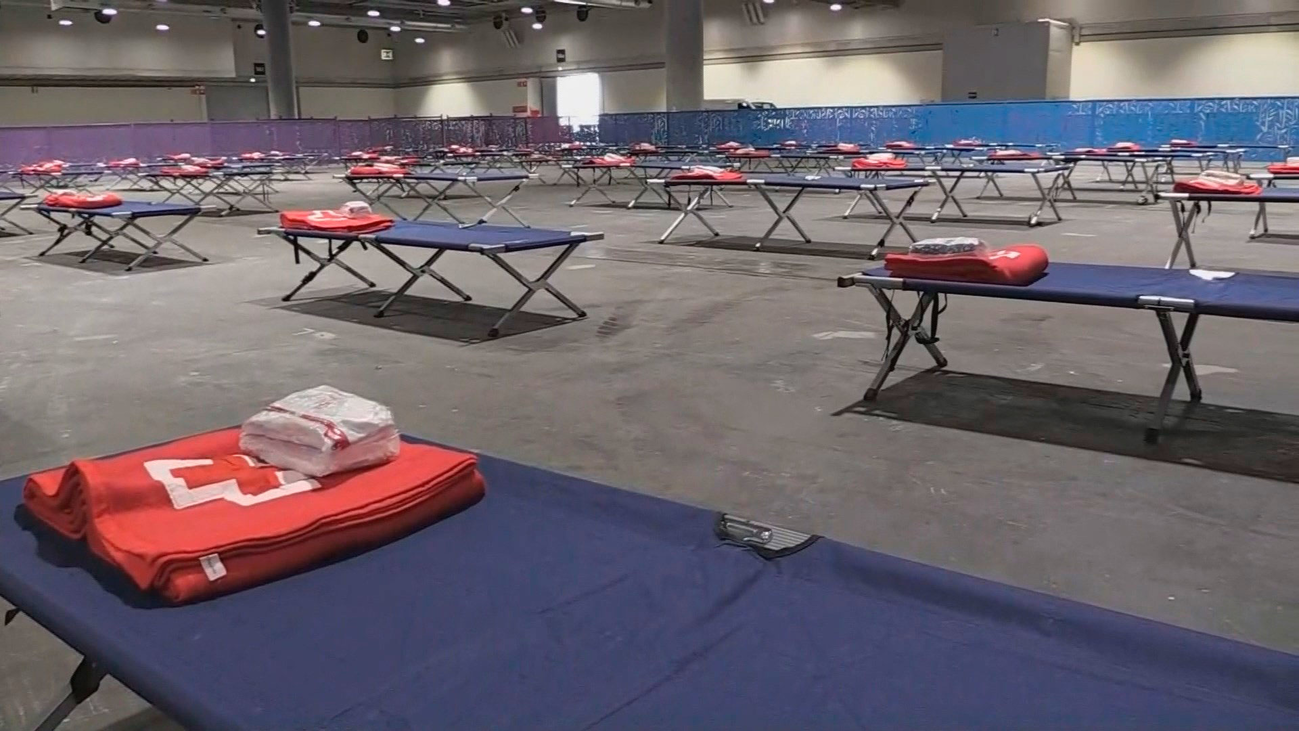 El pabellón de Ifema para personas sin techo funcionará a partir de este jueves