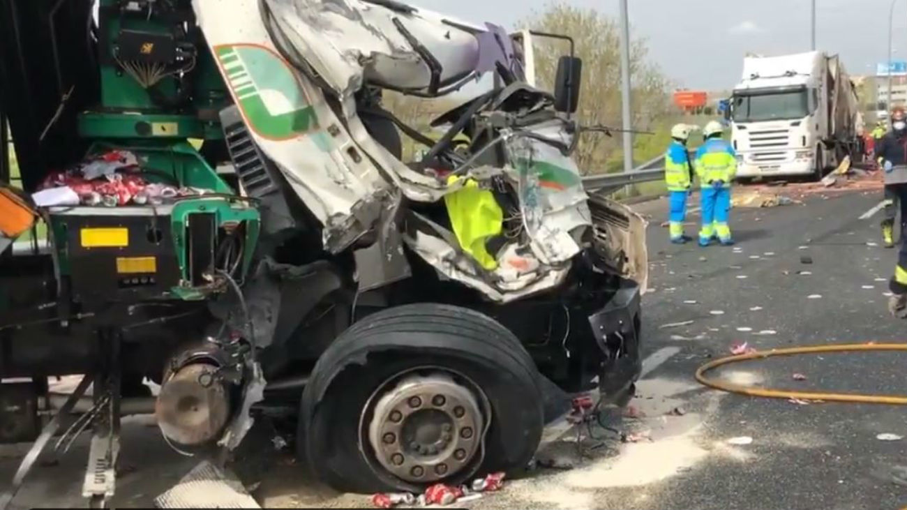 Accidente en la M-45