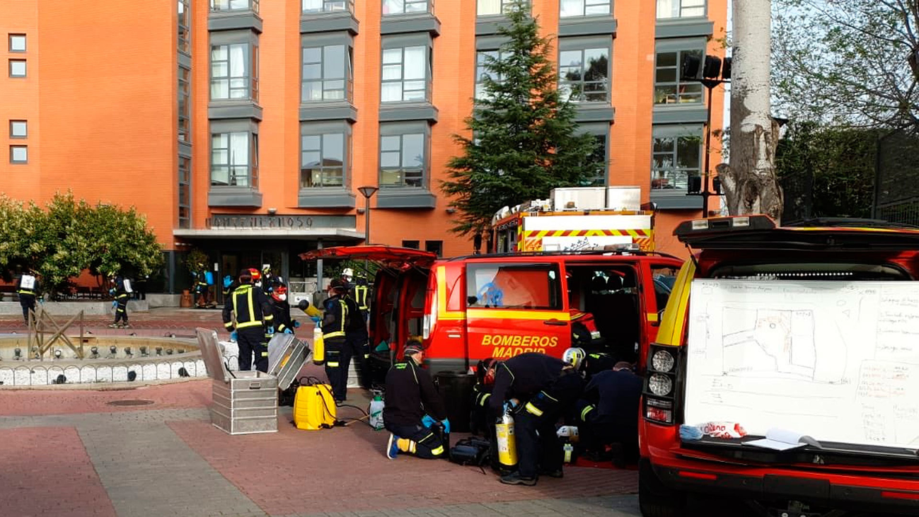 Comienza la desinfección y la vigilancia especial de las residencias madrileñas