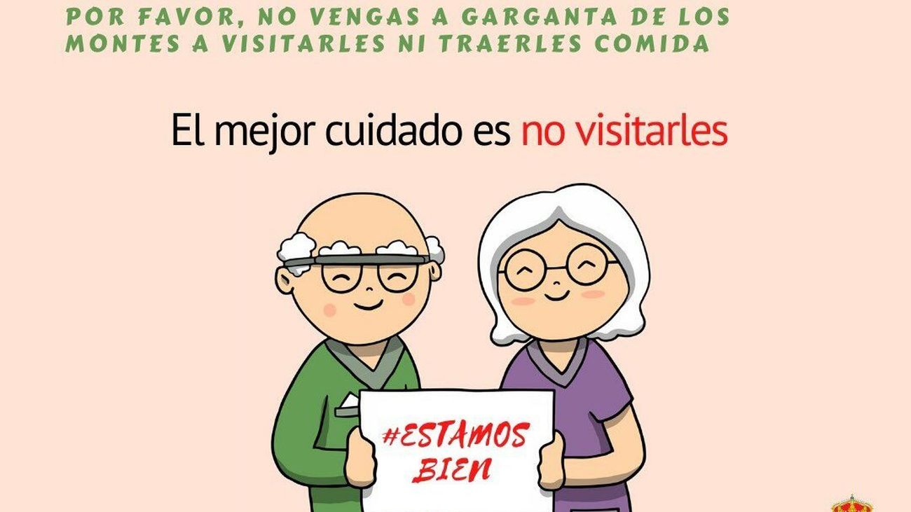 Garganta de los Montes lanza la campaña ‘Este fin de semana tus abuelos te perdonan el beso’
