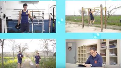 Los bomberos de Madrid publican un vídeo para hacer ejercicios en casa durante la cuarentena