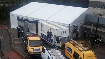 La Paz instala una carpa cercana a las Urgencias para pacientes sospechosos de Covid-19