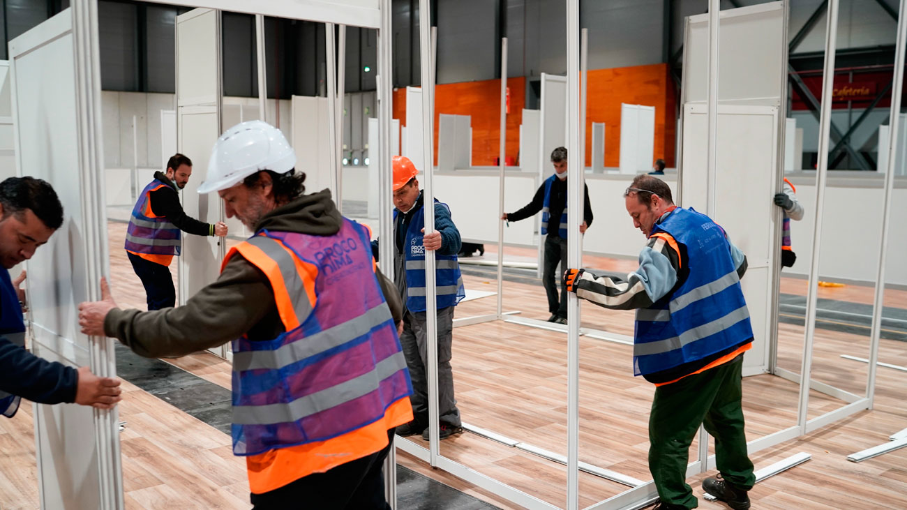 Sanidad anuncia que hoy podrían llegar a Ifema los primeros 500 pacientes con coronavirus