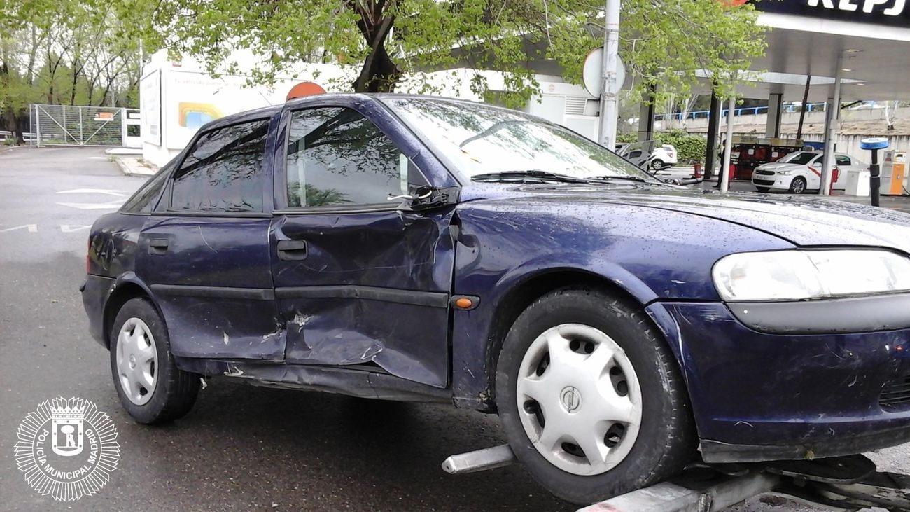 Coche que provocó el accidente