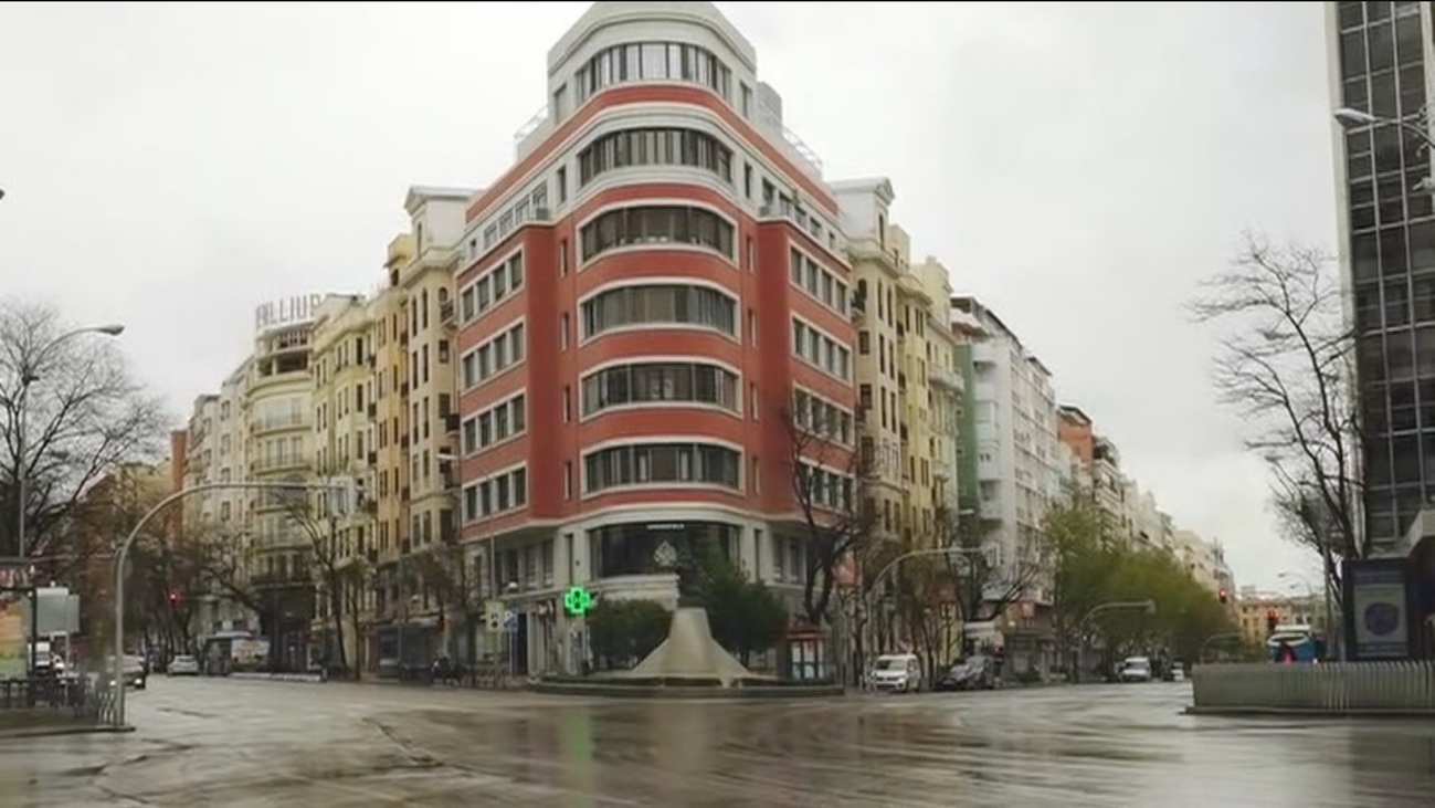 Así luce Madrid en su décimo día de aislamiento
