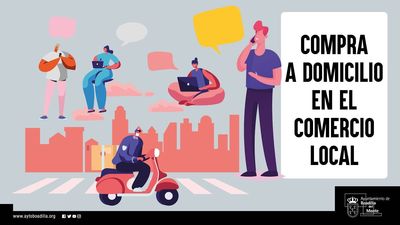 Boadilla impulsa una campaña de compra segura a domicilio en el comercio local