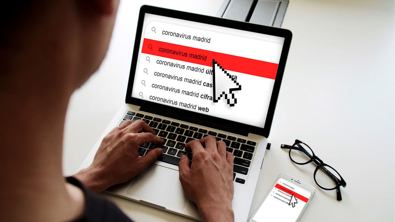 Las webs y recursos online de referencia para el coronavirus en Madrid