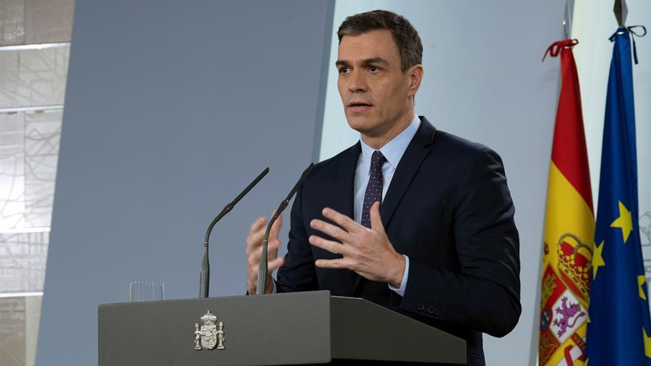 Sánchez anuncia un permiso retribuido recuperable para los trabajadores de servicios no esenciales