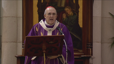 Misa  desde la Almudena por los difuntos del Covid-19  retransmitida en Telemadrid