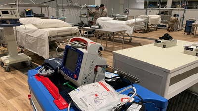 Los médicos del Ejército del Aire en primera línea de la lucha en Ifema