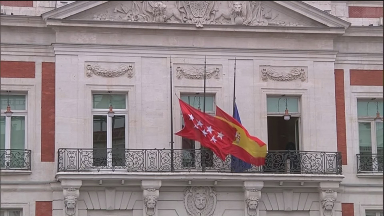 Minuto de silencio en Madrid por las víctimas del Covid-19