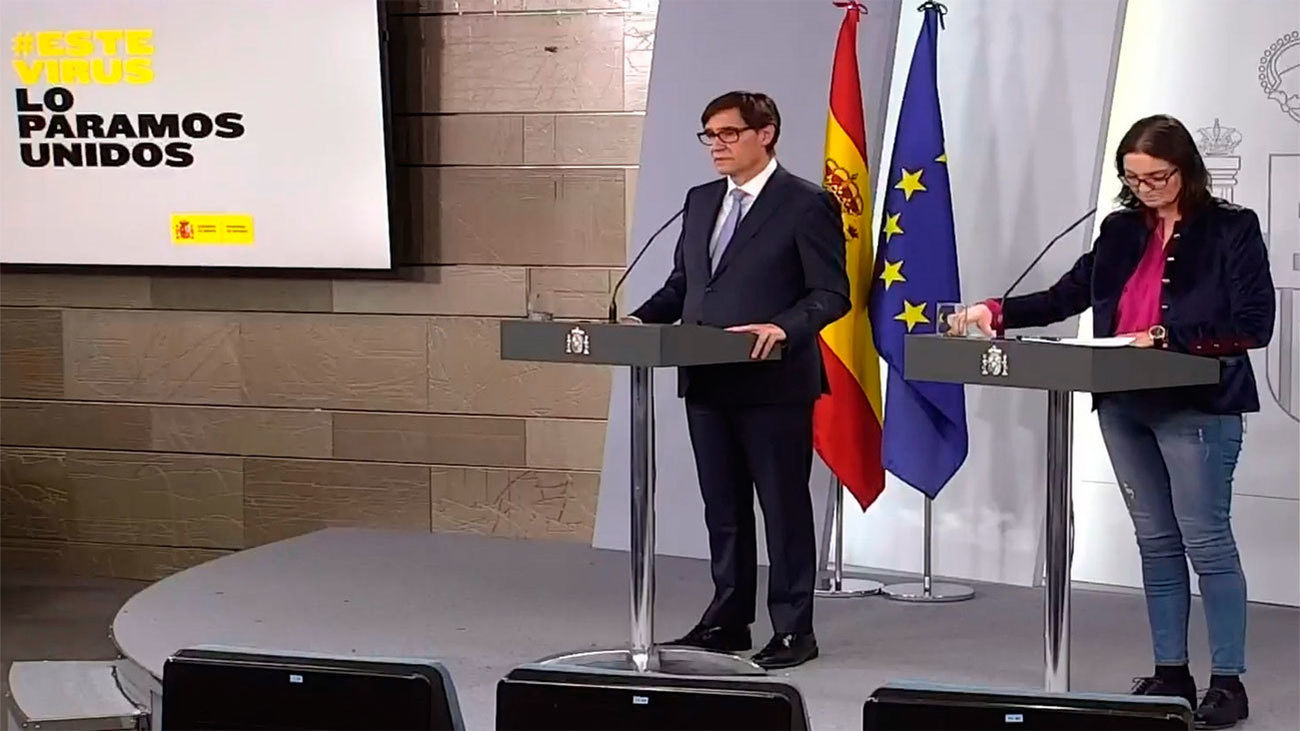 Salvador Illa y Reyes Maroto