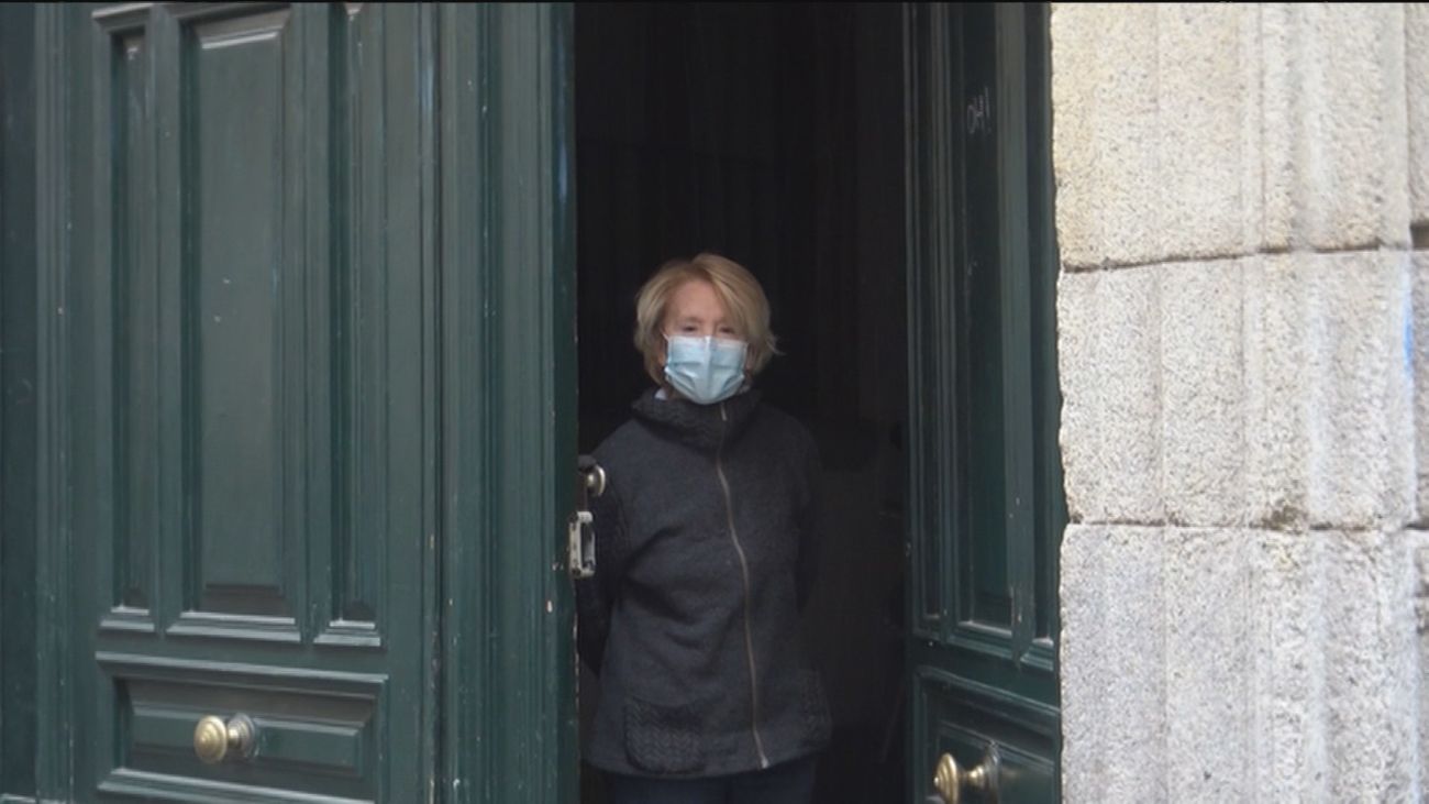 Esperanza Aguirre, tras recibir el alta hospitalaria después de ser ingresada por el coronavirus