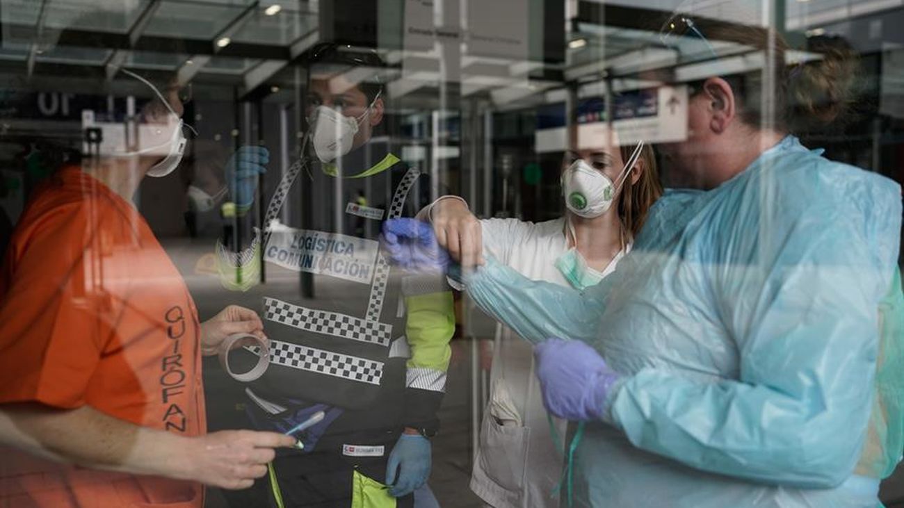 Madrid frena el número de muertes en un día con un aumento notable de contagios