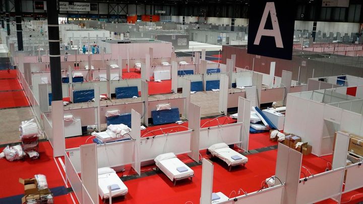 El hospital de campaña instalado en Ifema / Europa Press