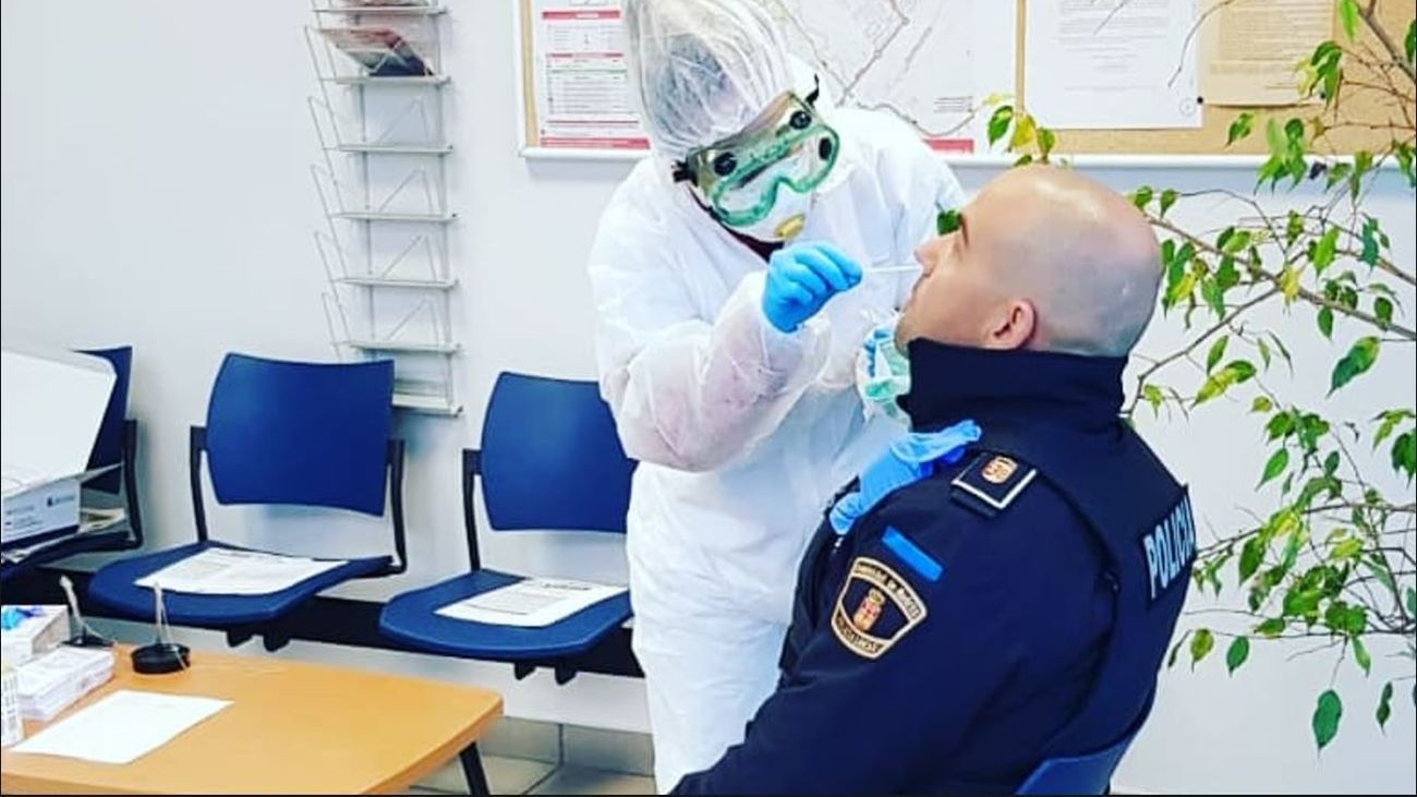 Test de coronavirus a la Policía Local de Arromolinos