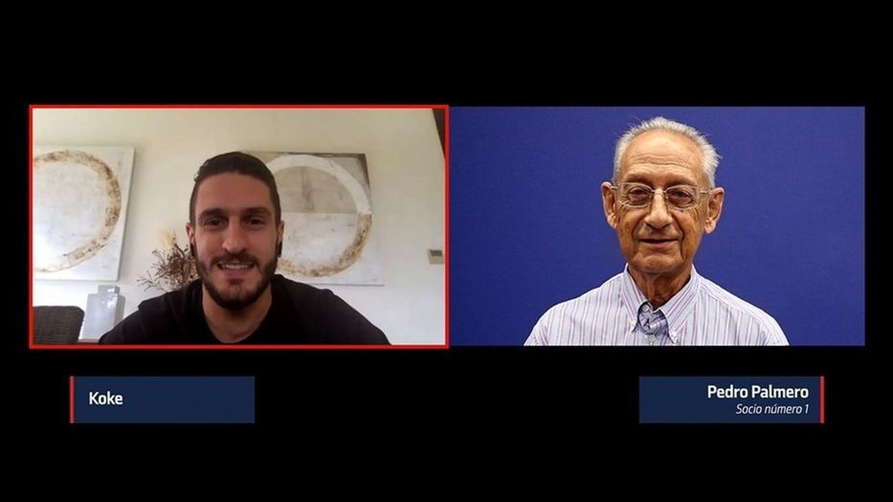 Emotiva entrevista de Koke al socio número 1 del Atlético en pleno confinamiento